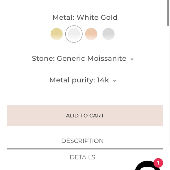 3 ct. Moissanite Engagement Ring - Picture 6 of 6